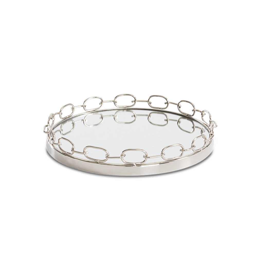 Chain Link Tray Silver