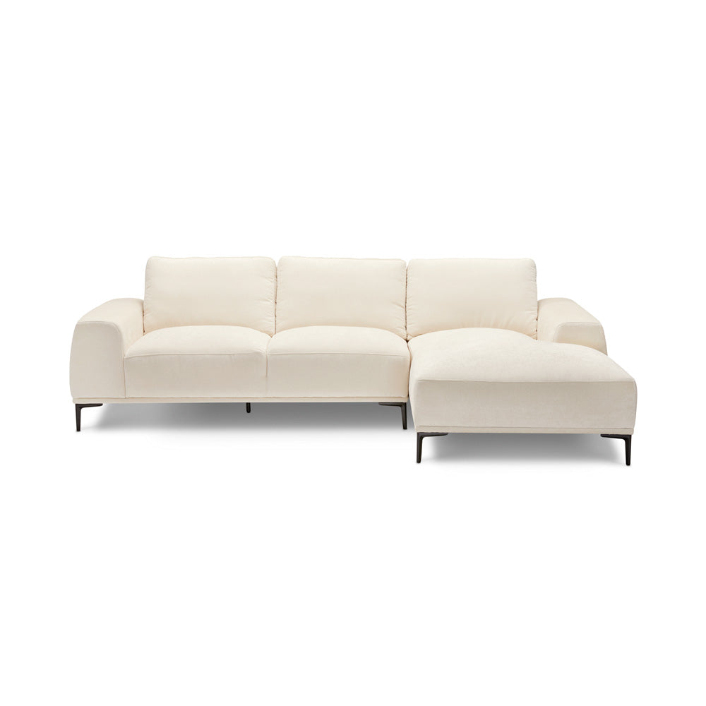 Middleton Sectional Sofa: Beige Linen