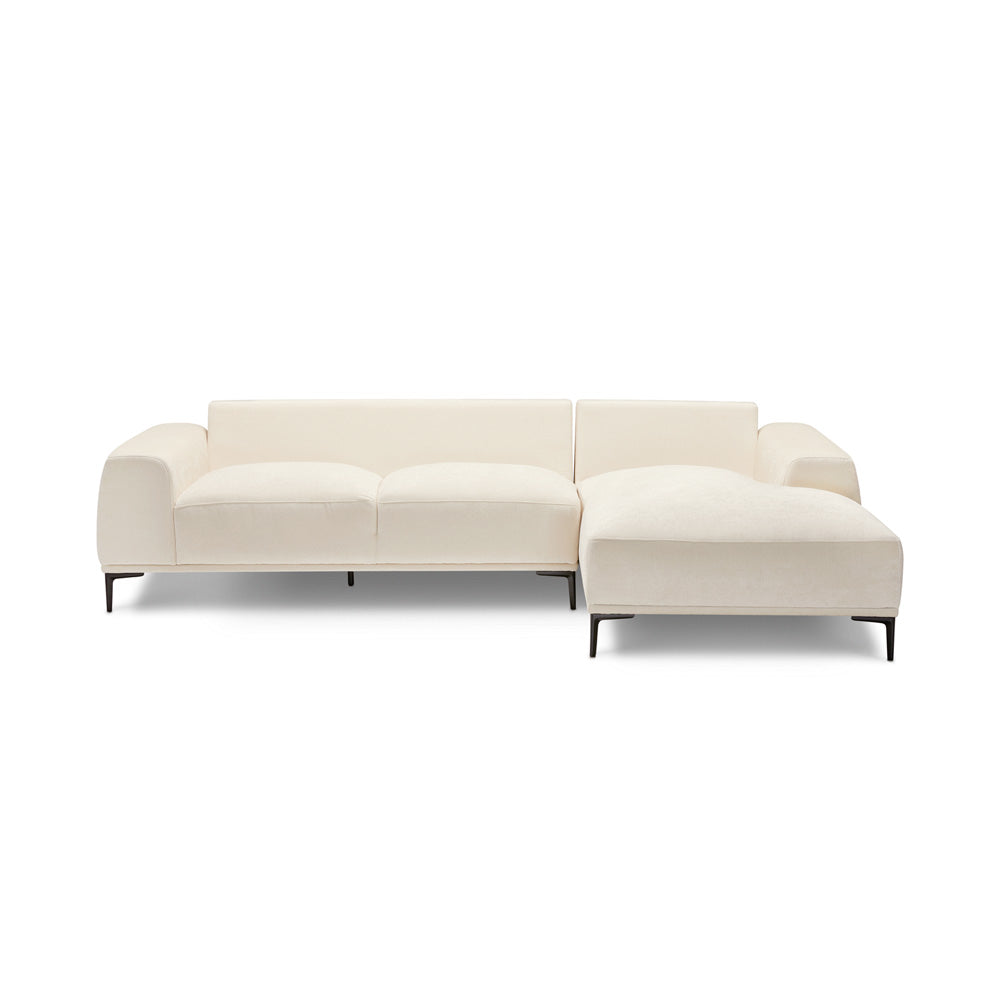 Middleton Sectional Sofa: Beige Linen