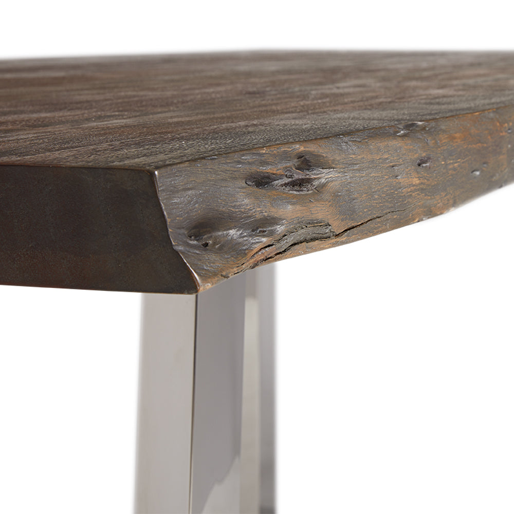 Organic Live Edge Dining Table 72″