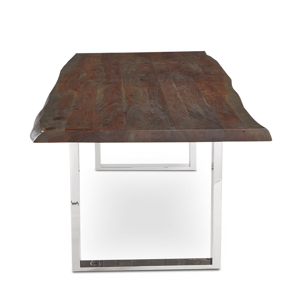 Organic Live Edge Dining Table 72″