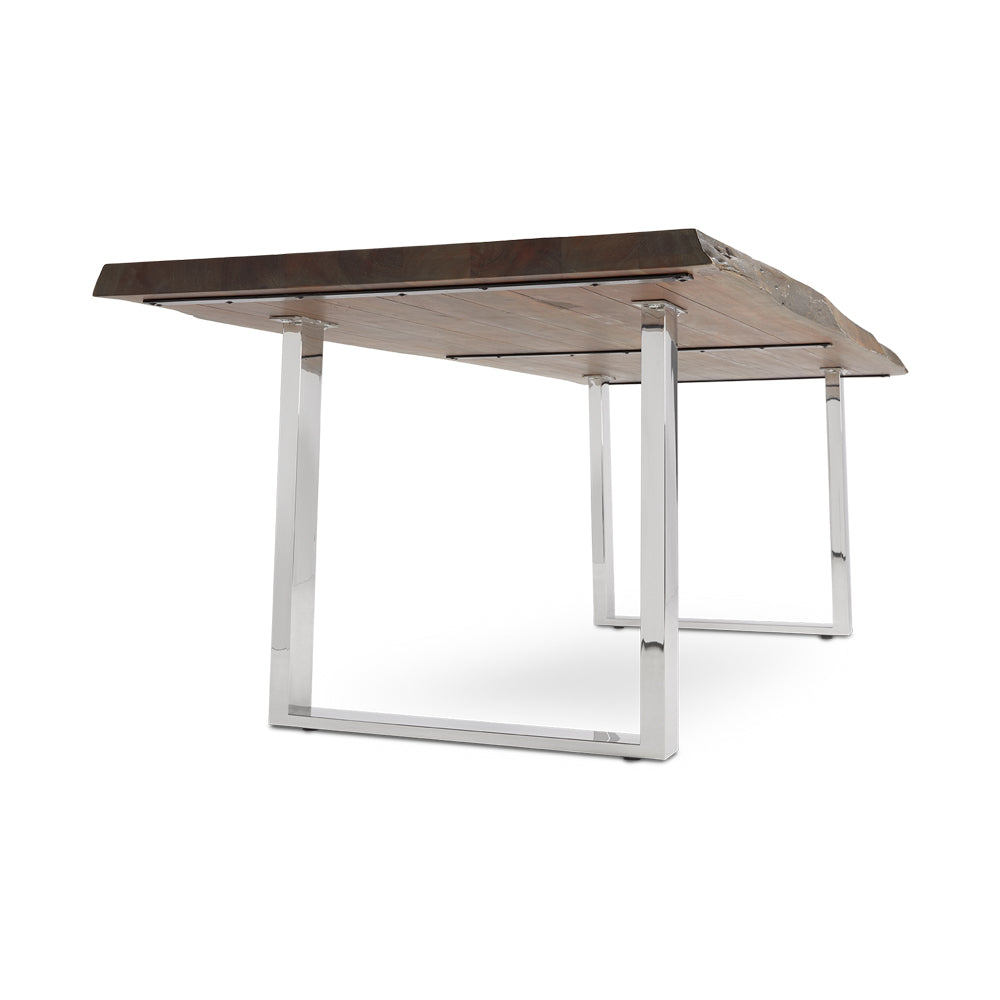 Organic Live Edge Dining Table 72″