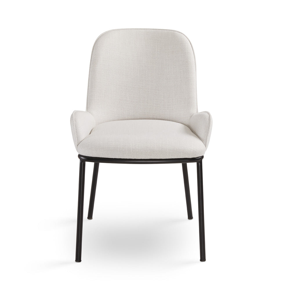 Chaise de salle à manger Bennett Gris clair