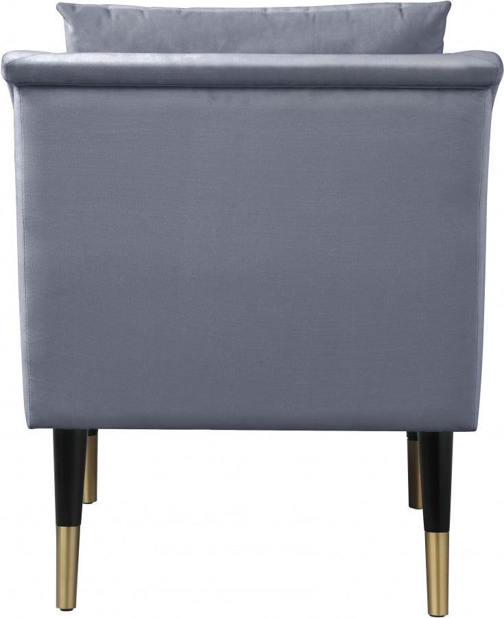 Fauteuil d'appoint rembourré en chenille Vivi