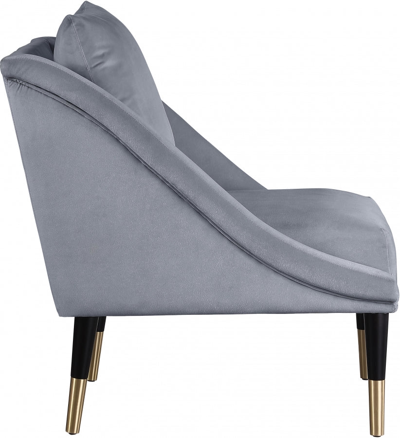 Fauteuil d'appoint rembourré en chenille Vivi