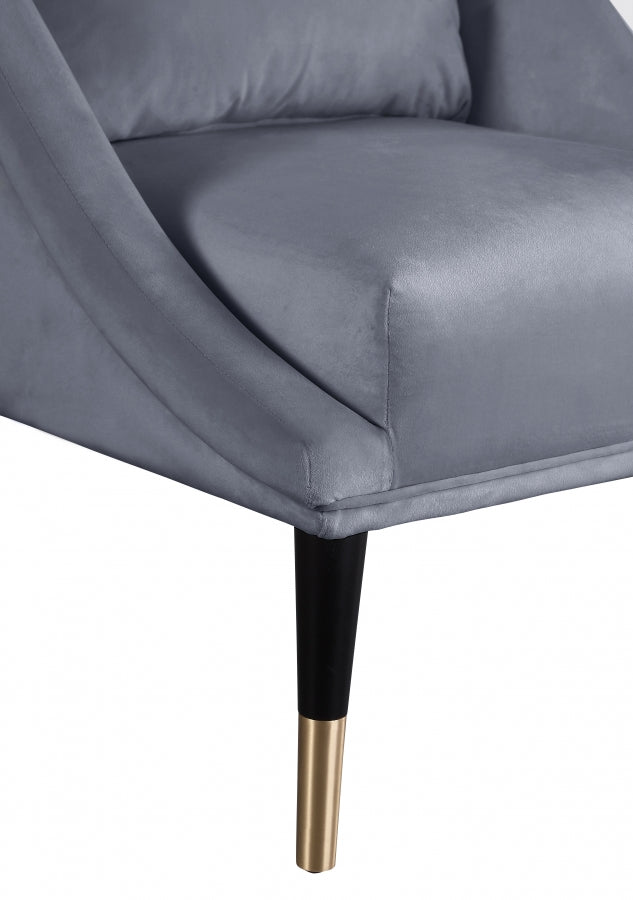 Fauteuil d'appoint rembourré en chenille Vivi