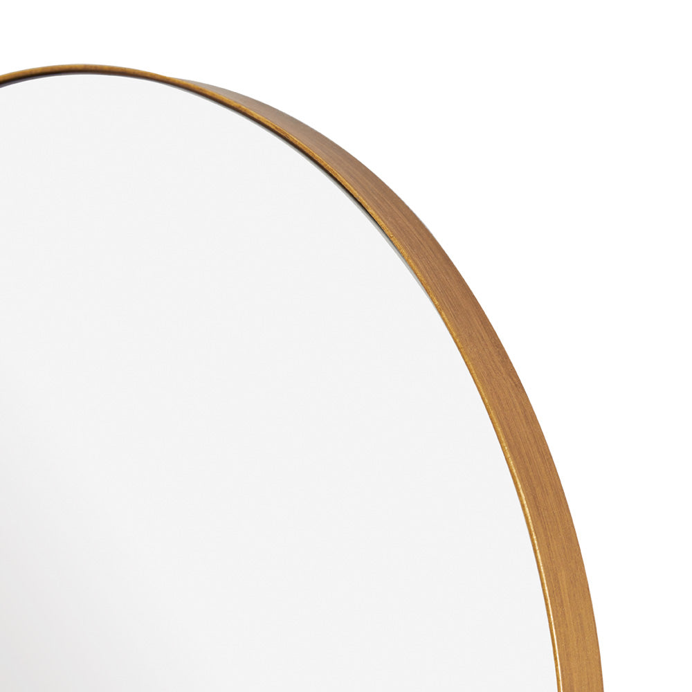Philip Floor Mirror: Gold Frame