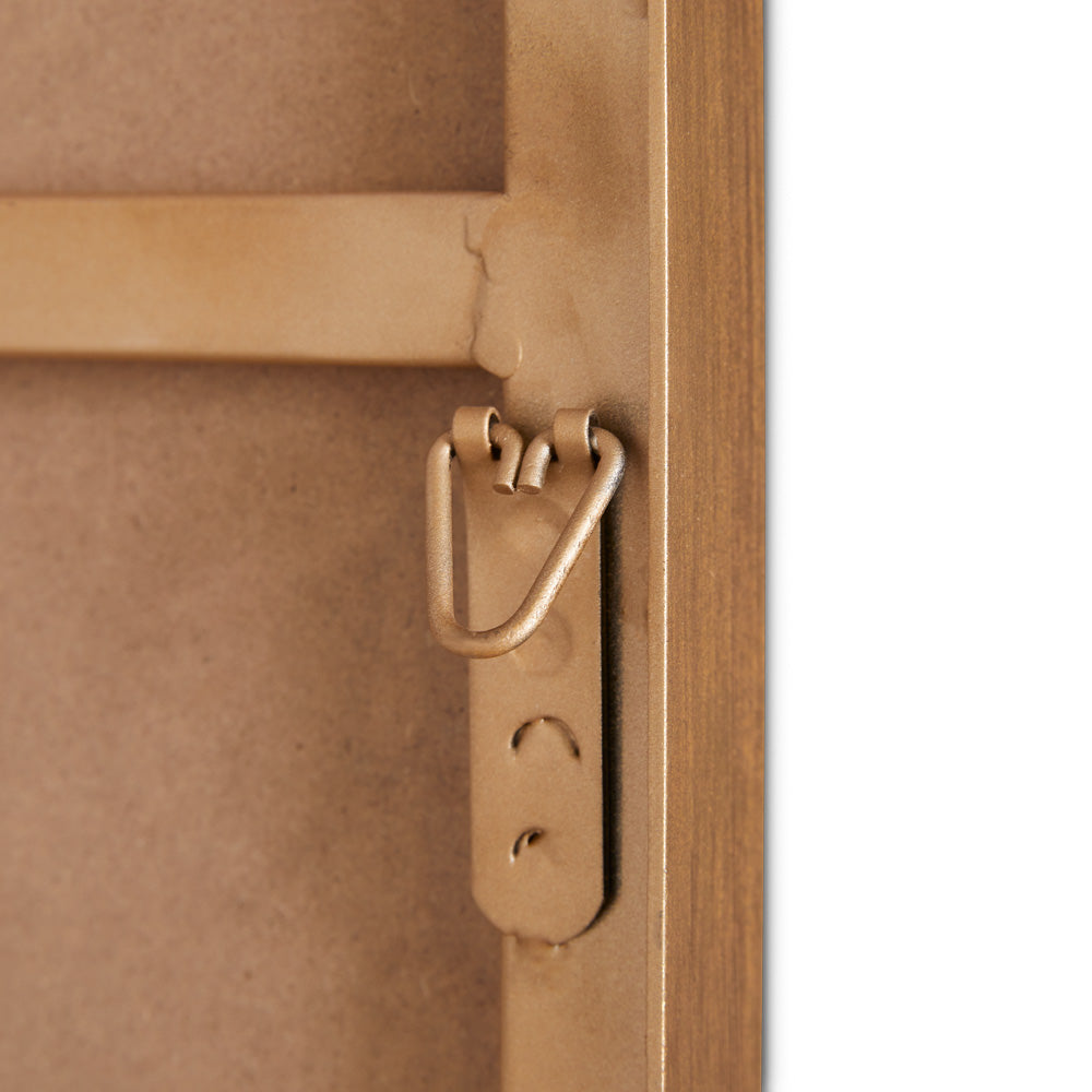 Philip Floor Mirror: Gold Frame