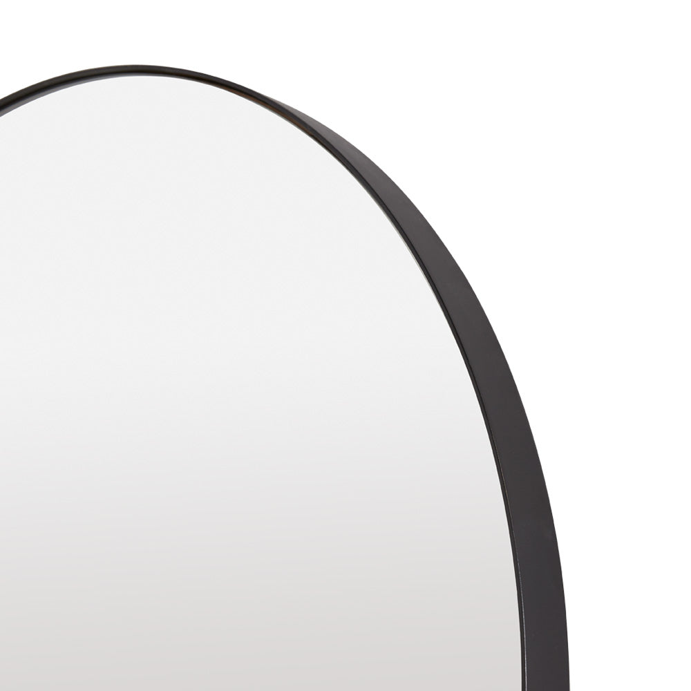 Philip Floor Mirror: Black Frame