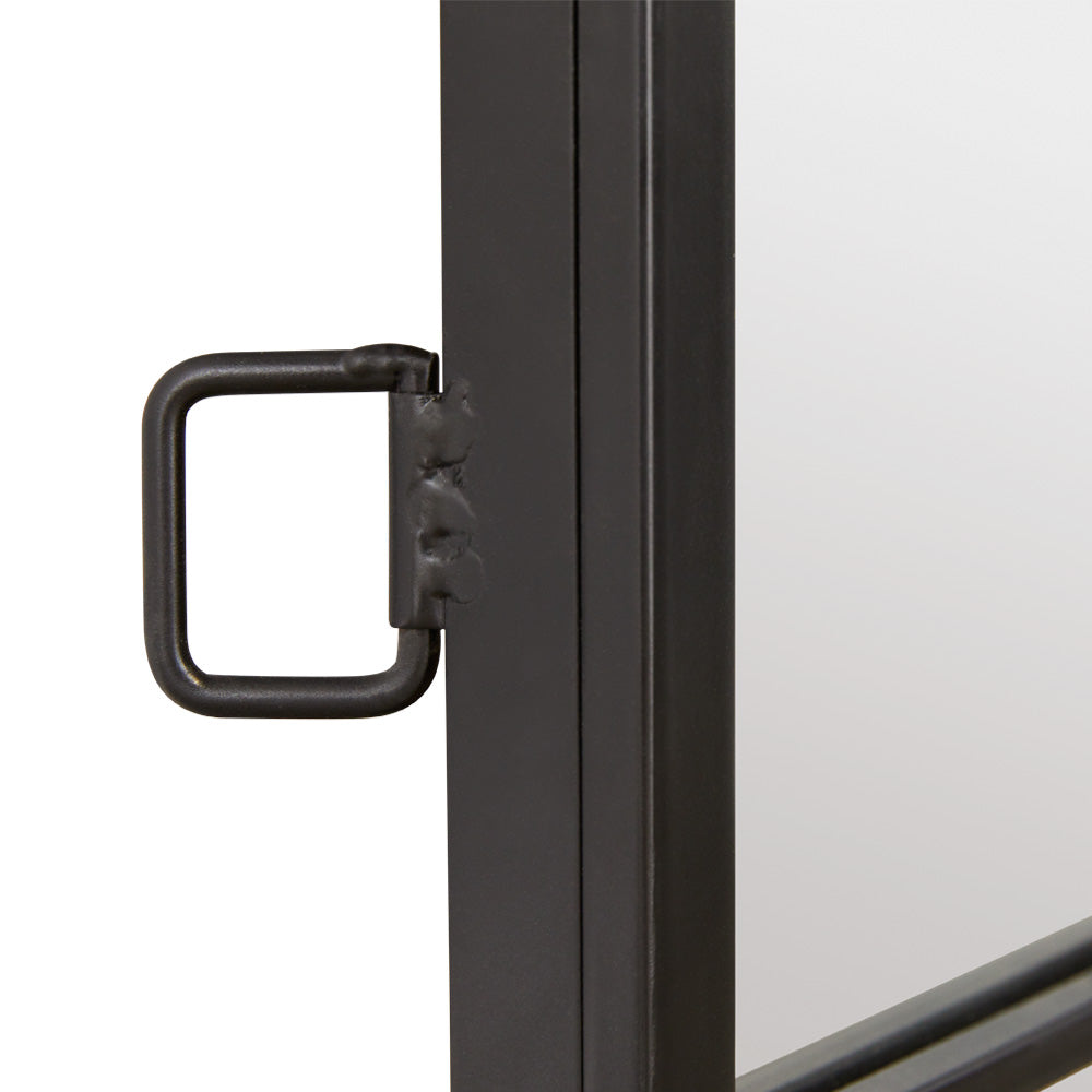 Gilmore Floor Mirror: Black Frame