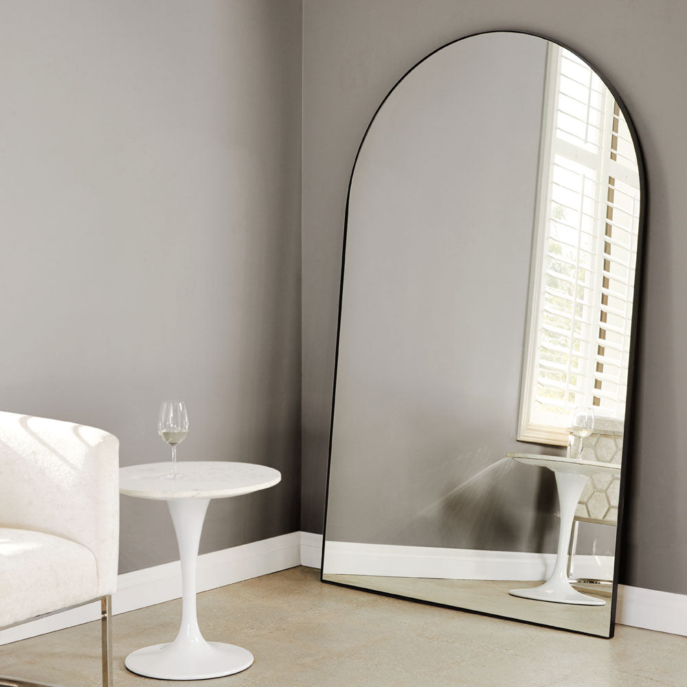 Dora Floor Mirror: Black Frame