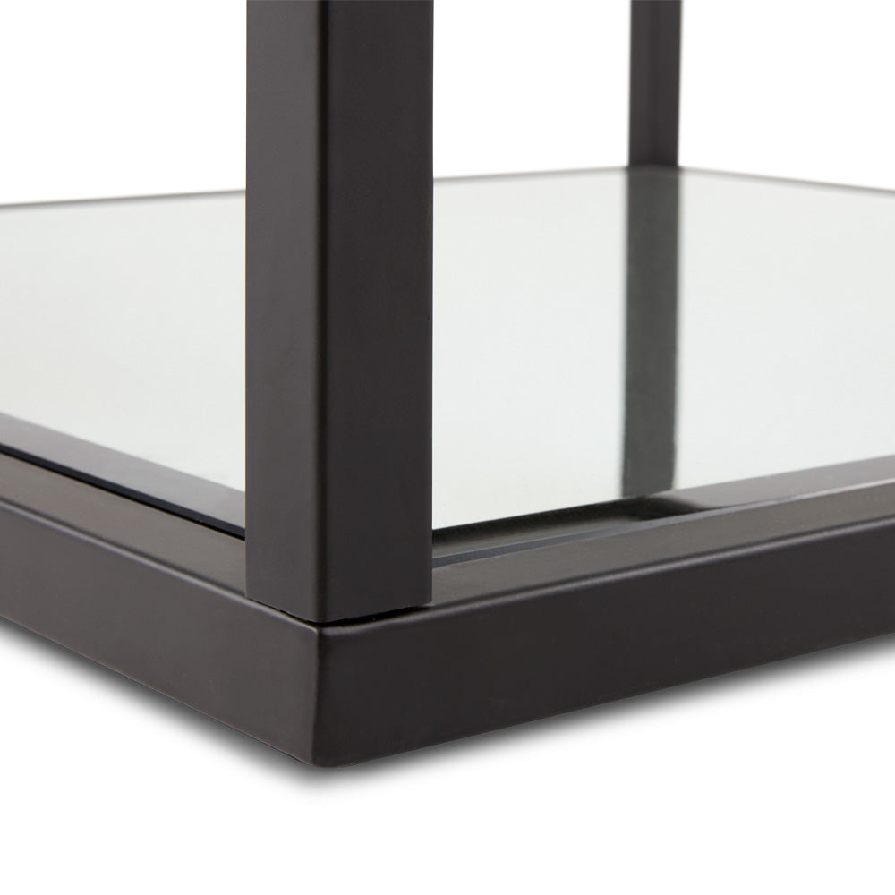 Caspian Black Square Coffee Table: Condo Size