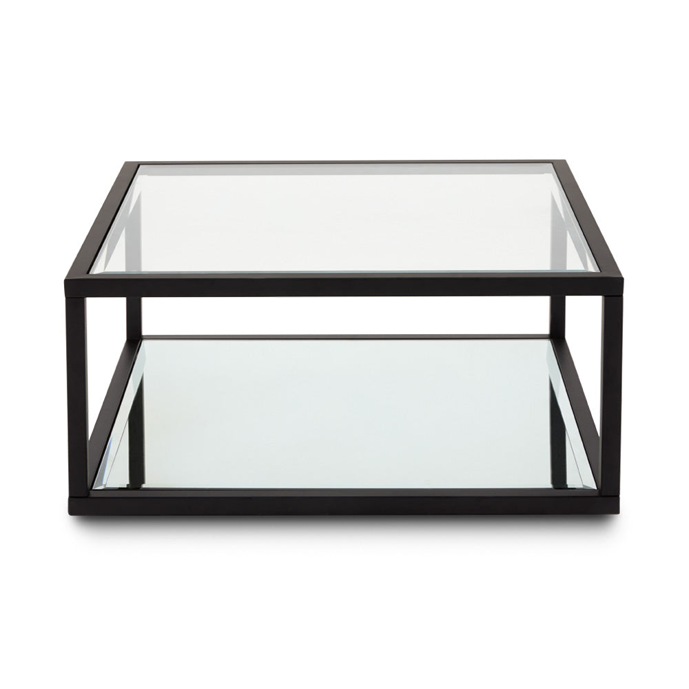 Caspian Black Square Coffee Table: Condo Size