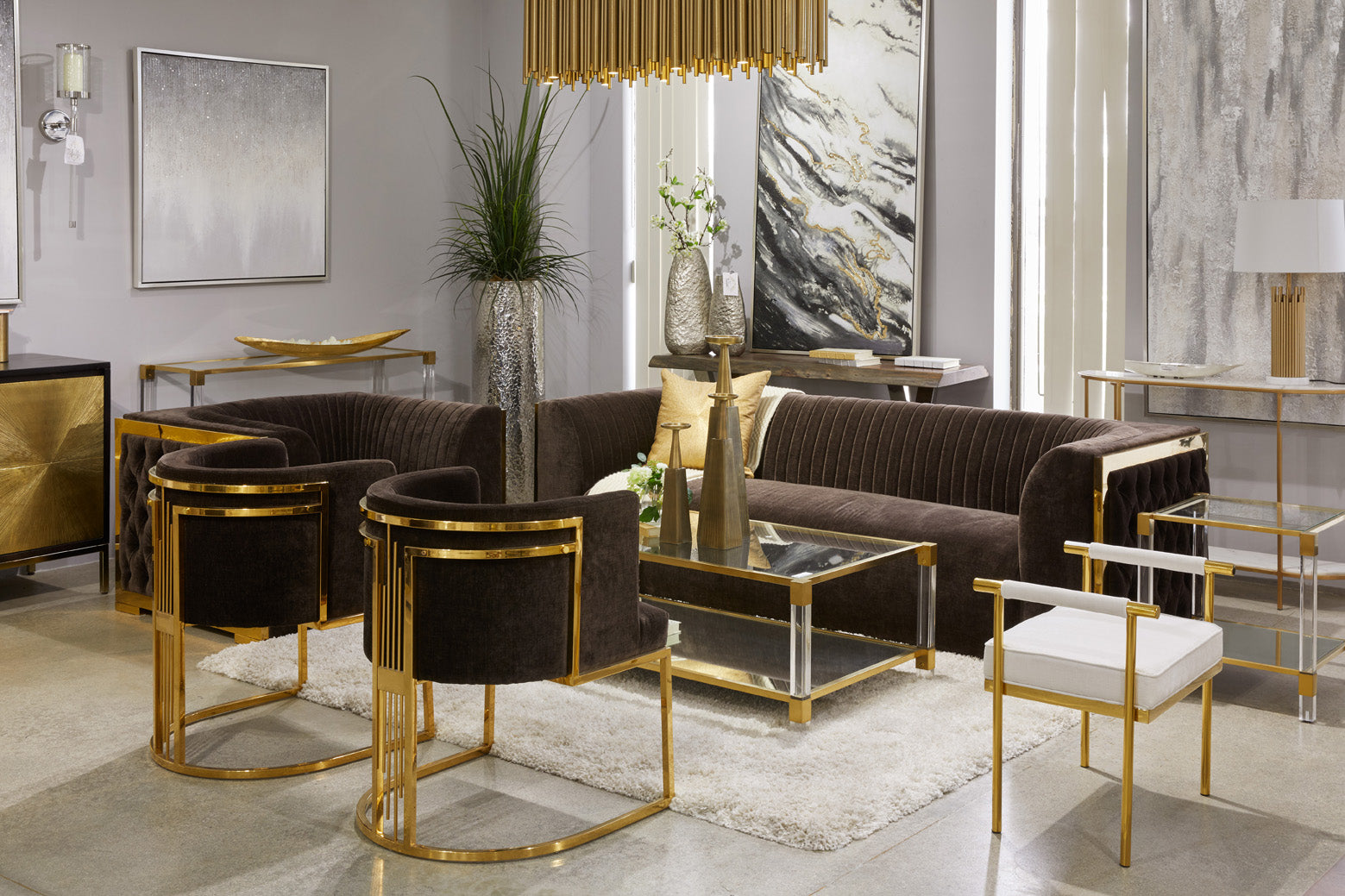 Décoration murale argentée Star Dusk XC-6226