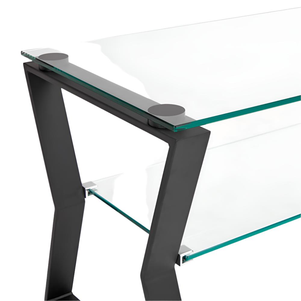 Table TV en métal noir Noa