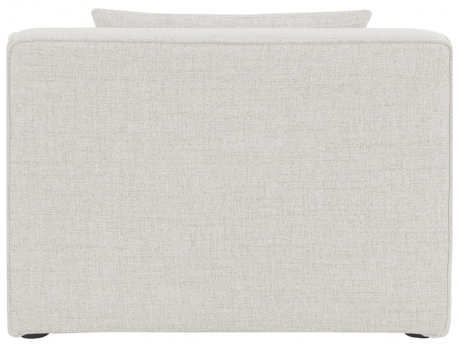 Cube Fabric Upholstered Armless Modular Chair