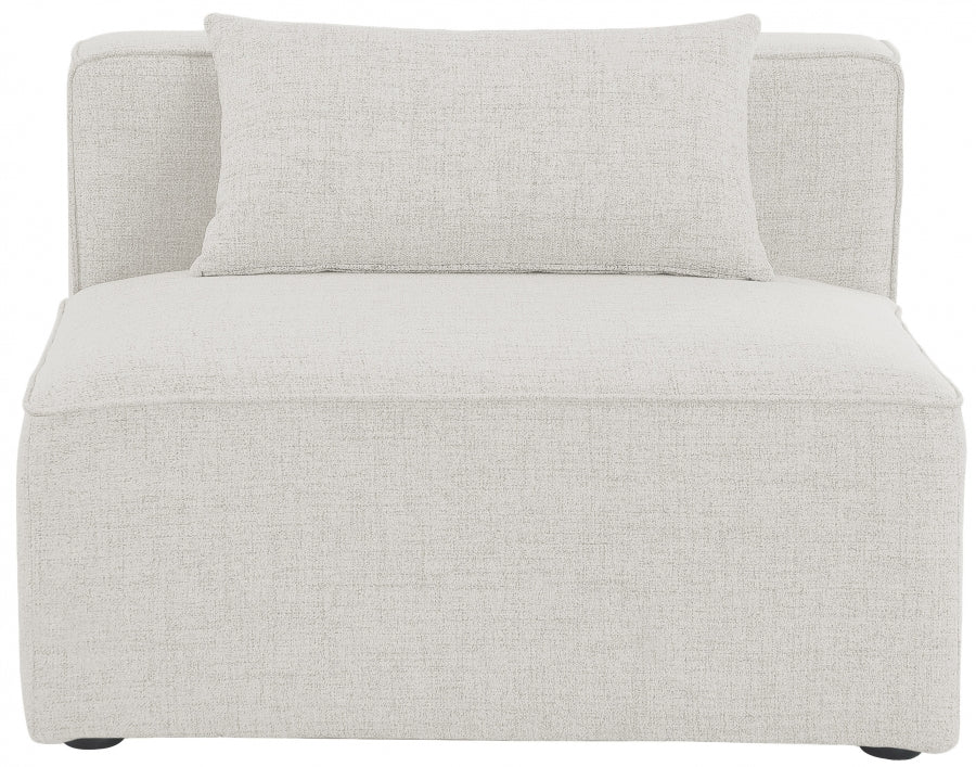 Cube Fabric Upholstered Armless Modular Chair