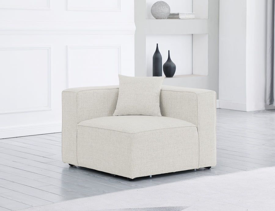 Cube Fabric Upholstered Corner Modular Chair