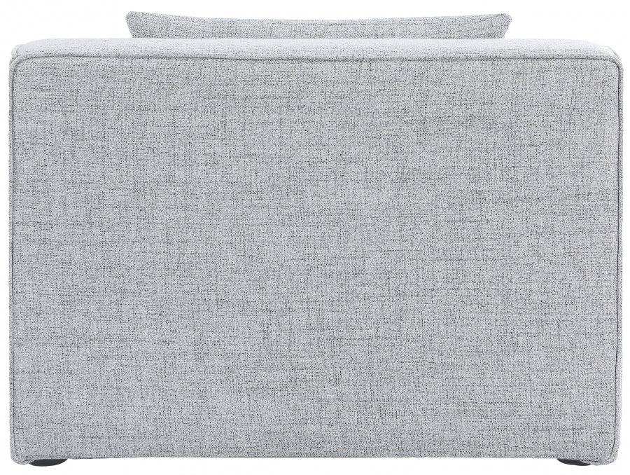 Cube Fabric Upholstered Armless Modular Chair