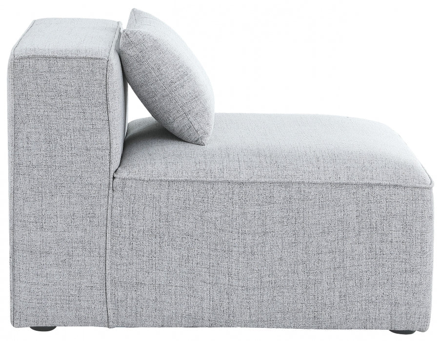 Cube Fabric Upholstered Armless Modular Chair