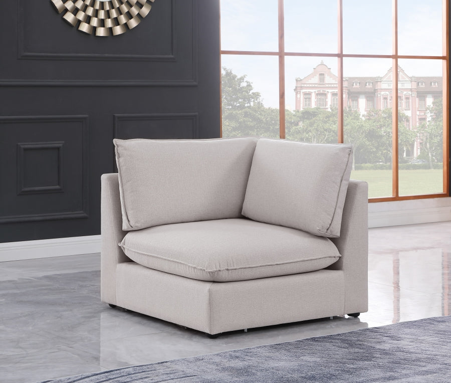 Fauteuil d'appoint rembourré en chenille Vivi