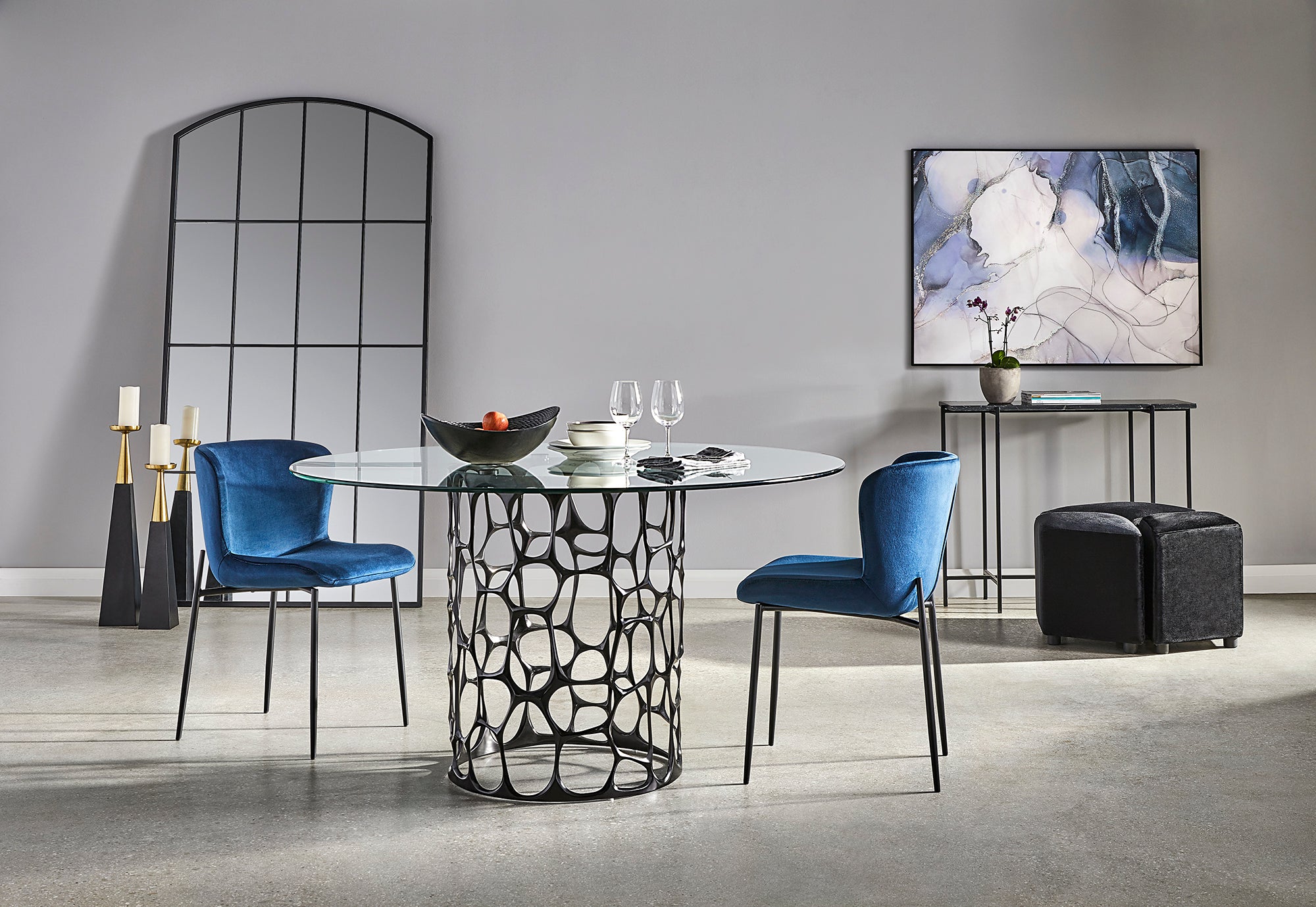 Mario Black Dining Table