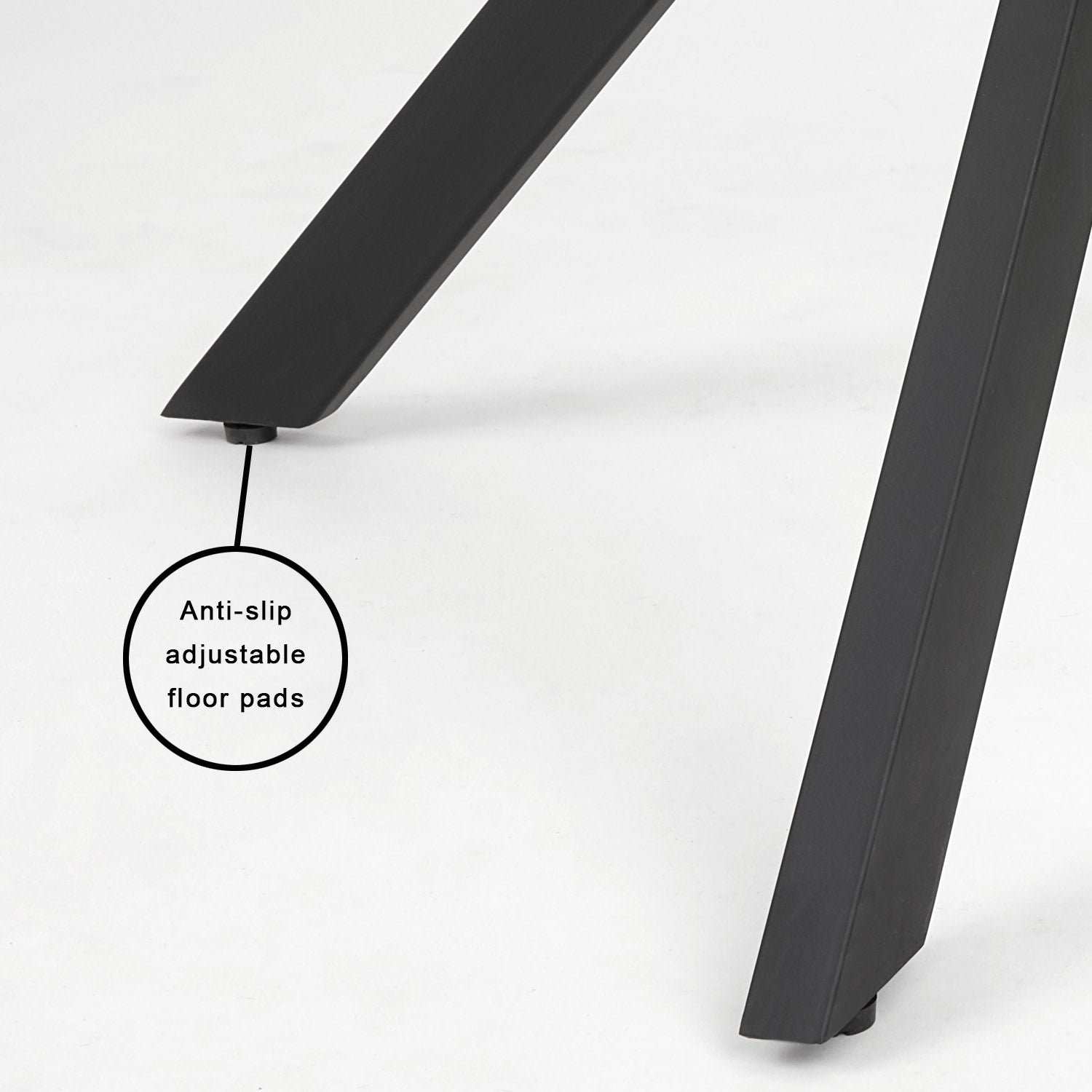 Frances Dining Table Black Frame