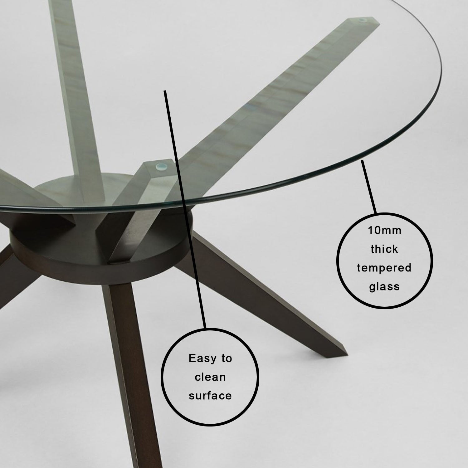 Table à manger en bois Cecilia