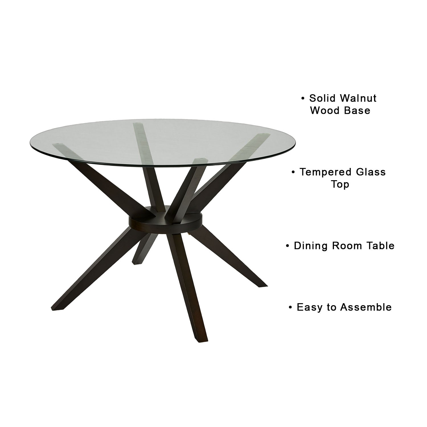 Table à manger en bois Cecilia