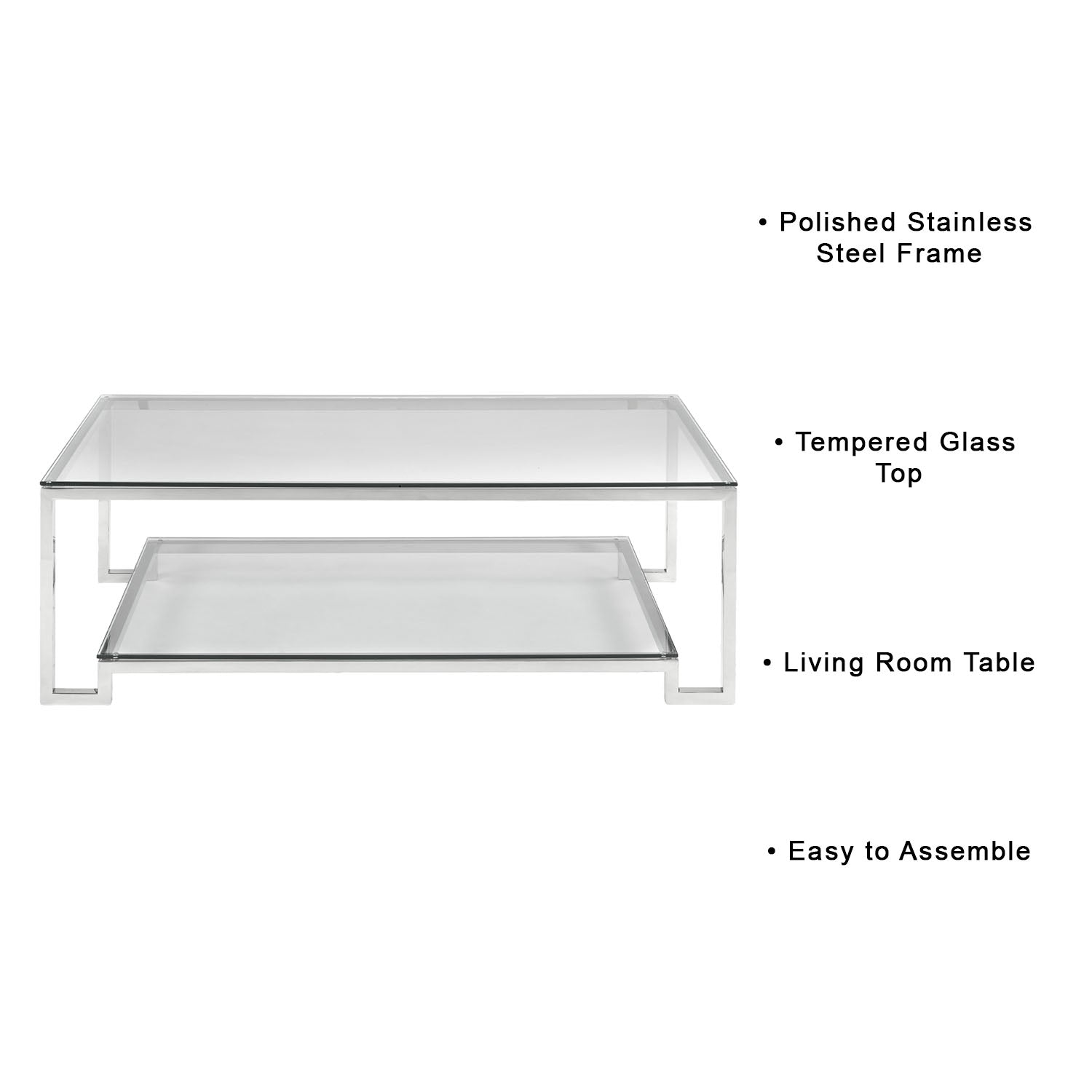 Table basse Krista Condo Taille