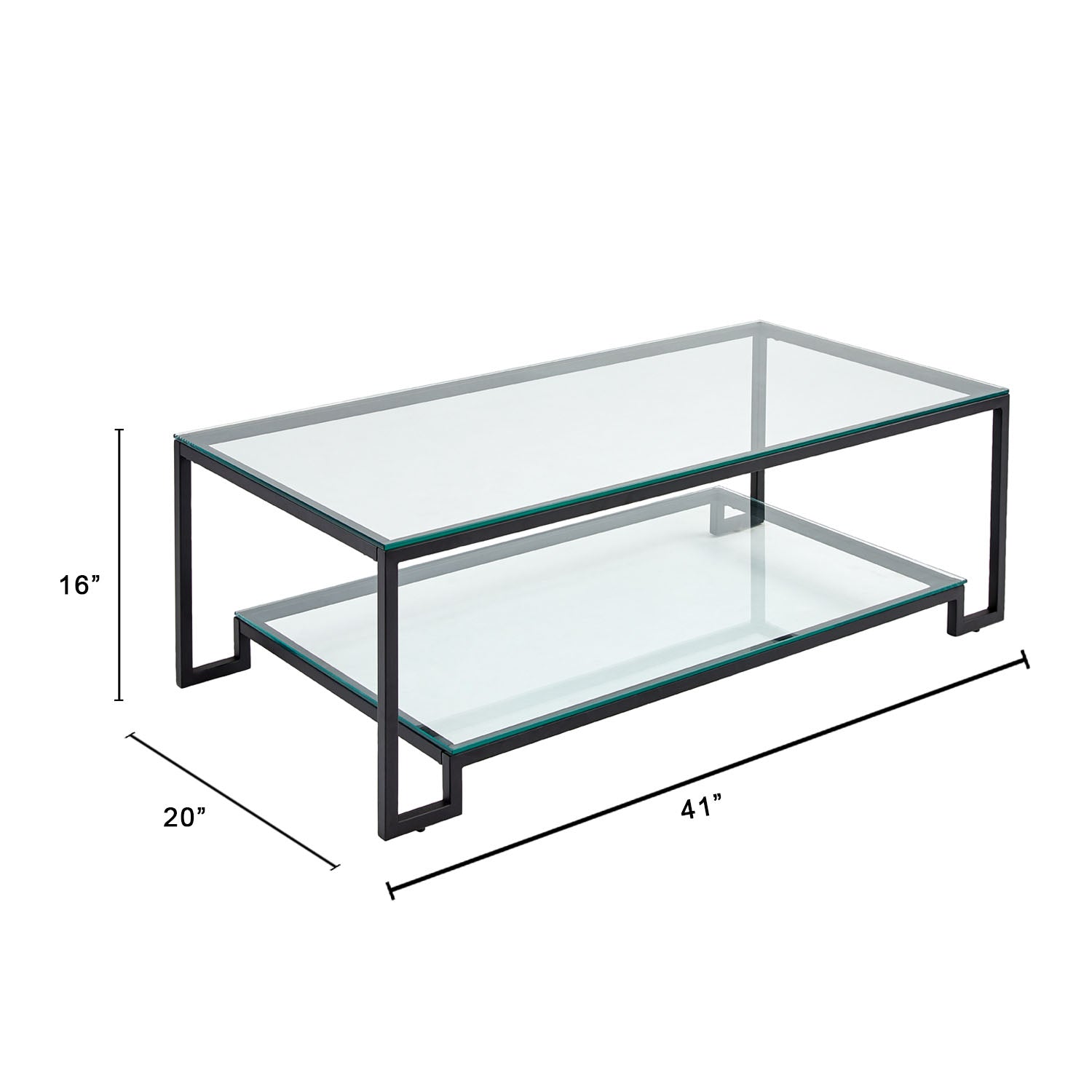 Table basse Krista noire