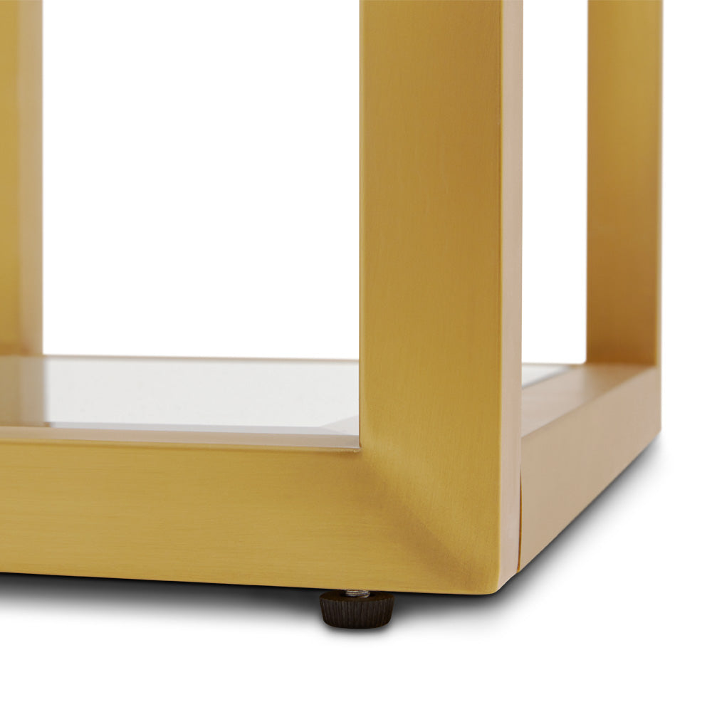 Table console Caspian : dorée
