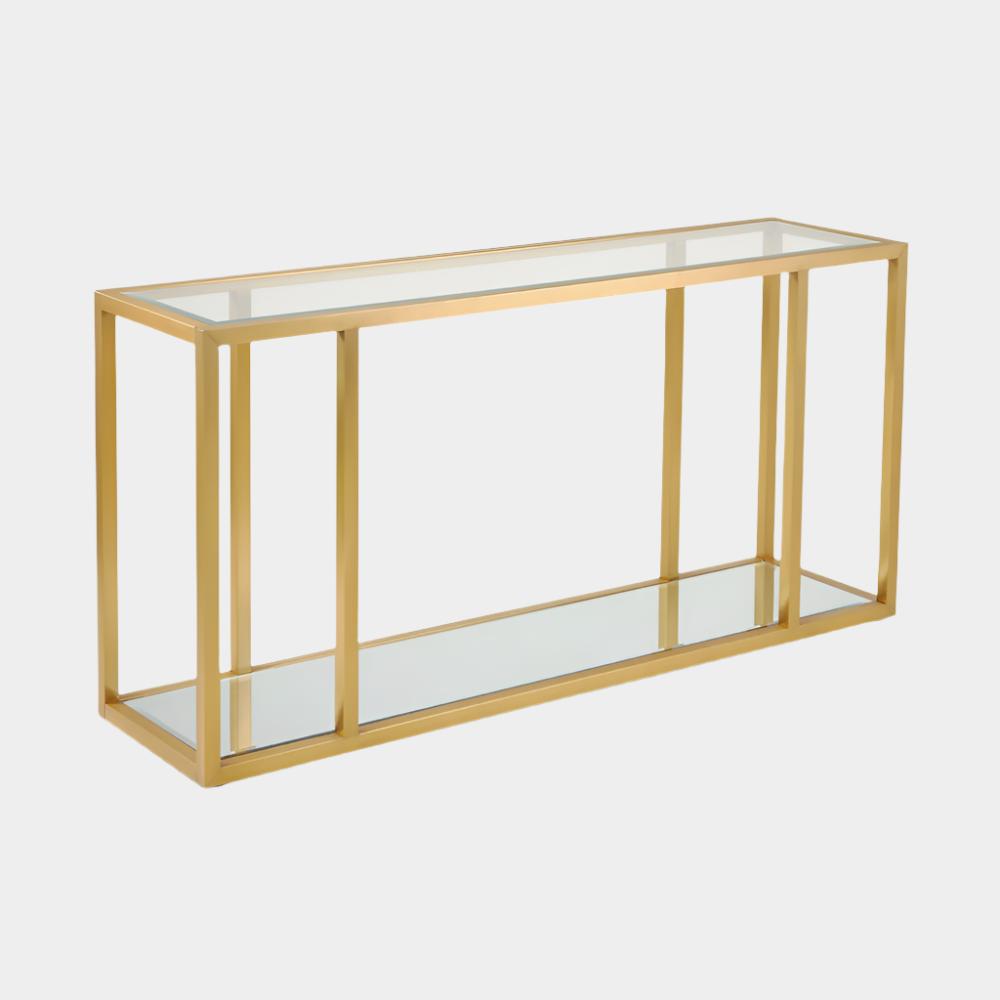 Table console Caspian : dorée