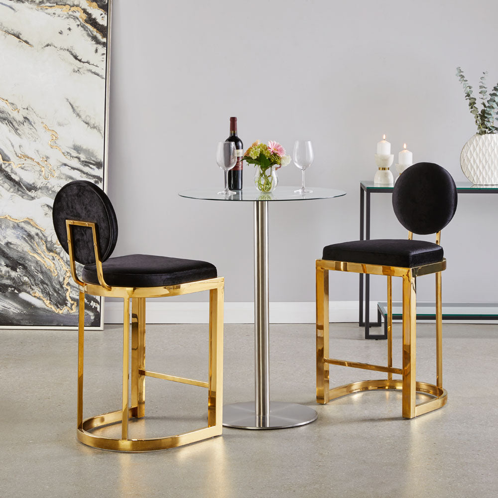 Table console Krista noire