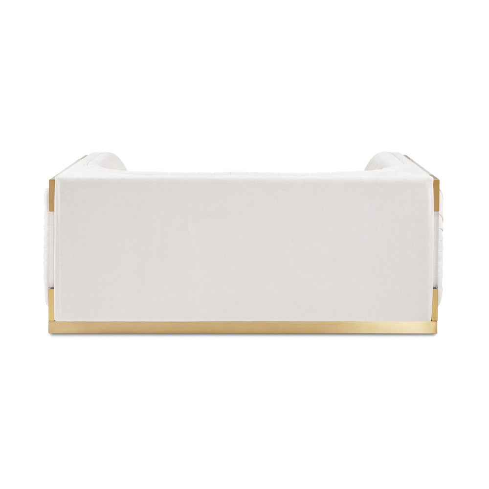 Canapé 2 places Paloma Gold Contessa Vanille