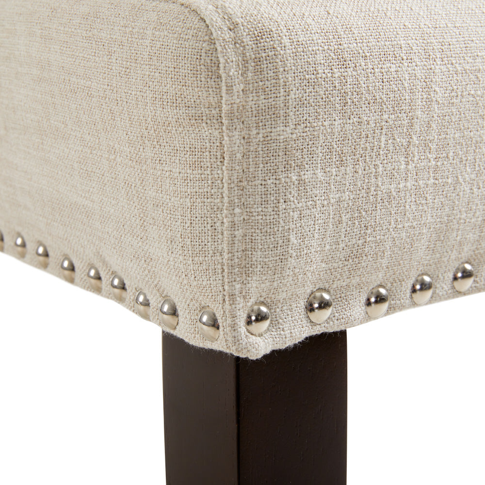 Chaise de salle à manger Scarpa en tissu beige