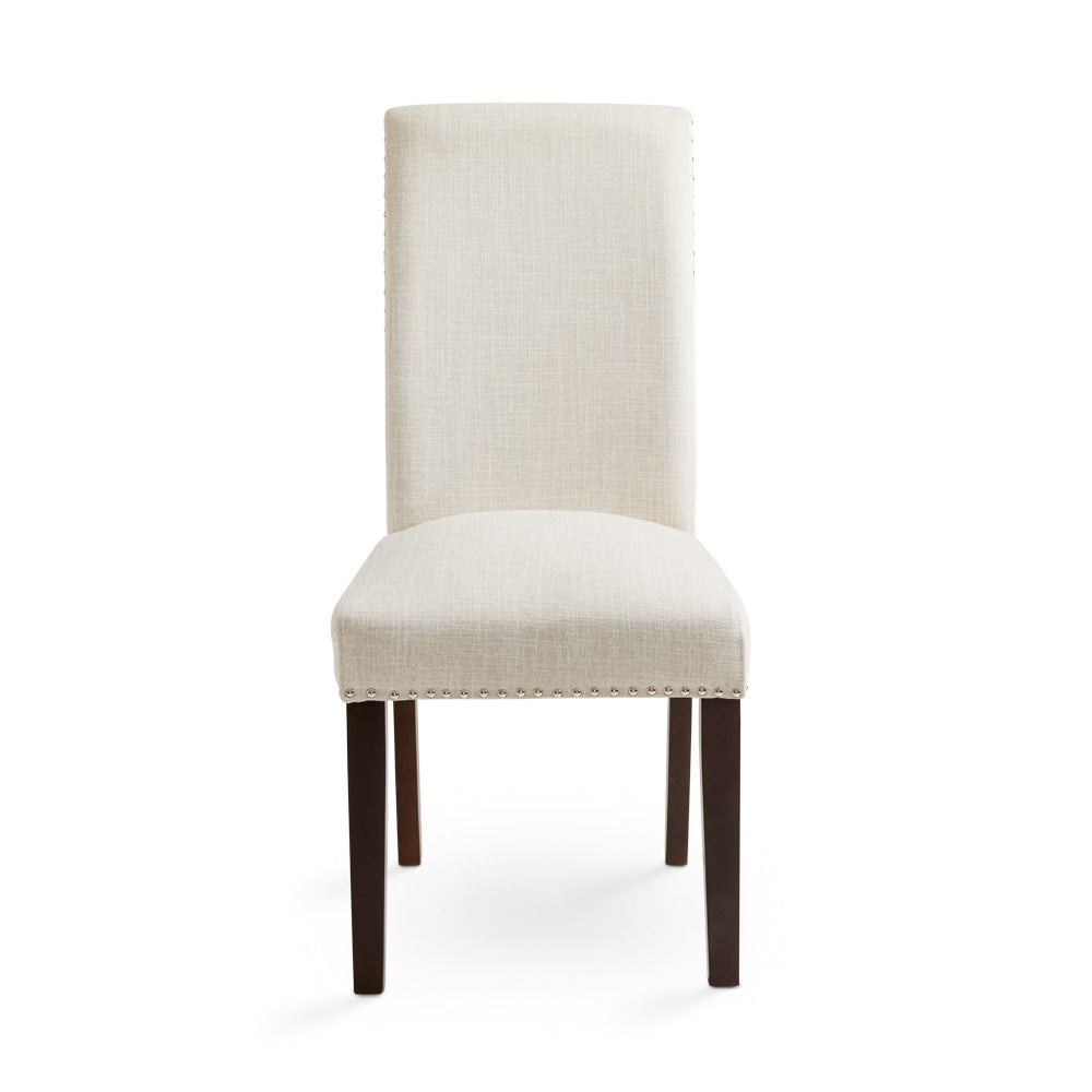Chaise de salle à manger Scarpa en tissu beige
