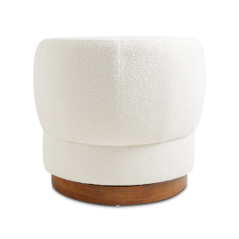 Liam Accent Chair: Boucle Fabric