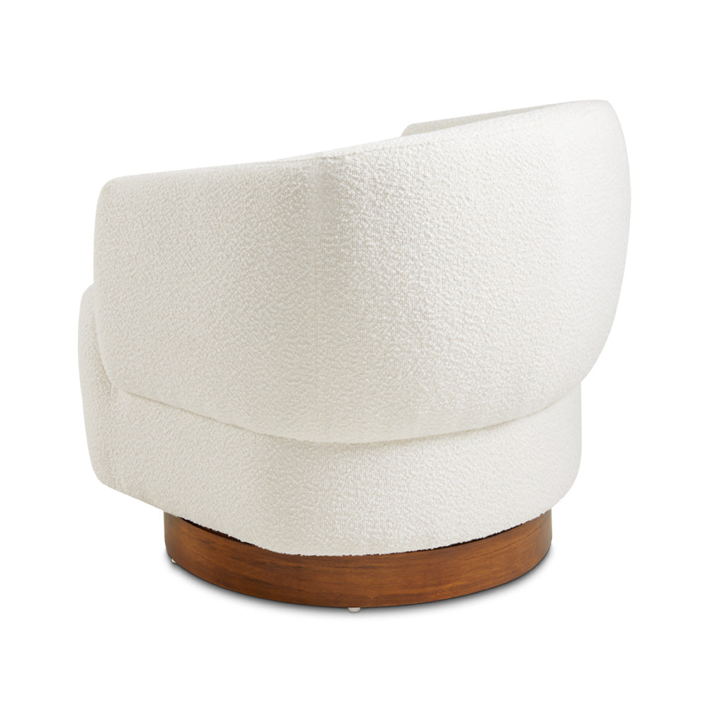 Liam Accent Chair: Boucle Fabric