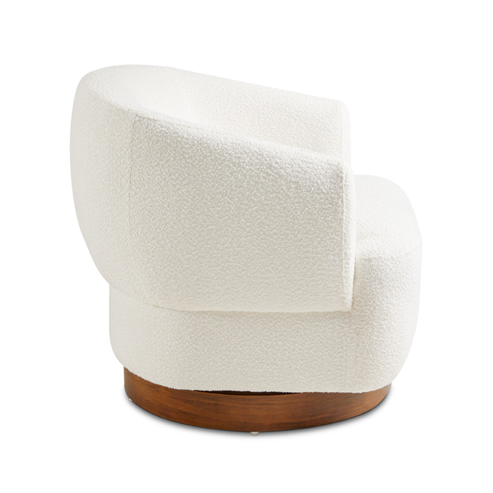 Liam Accent Chair: Boucle Fabric