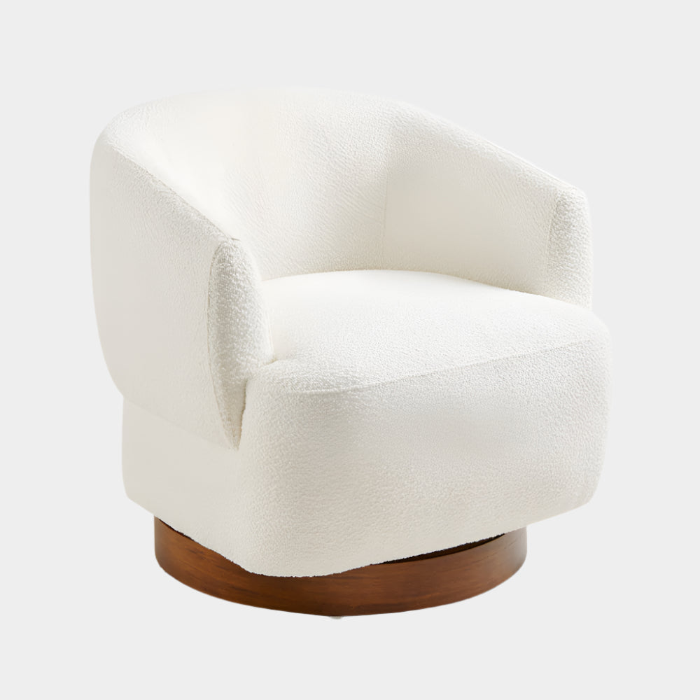 Liam Accent Chair: Boucle Fabric