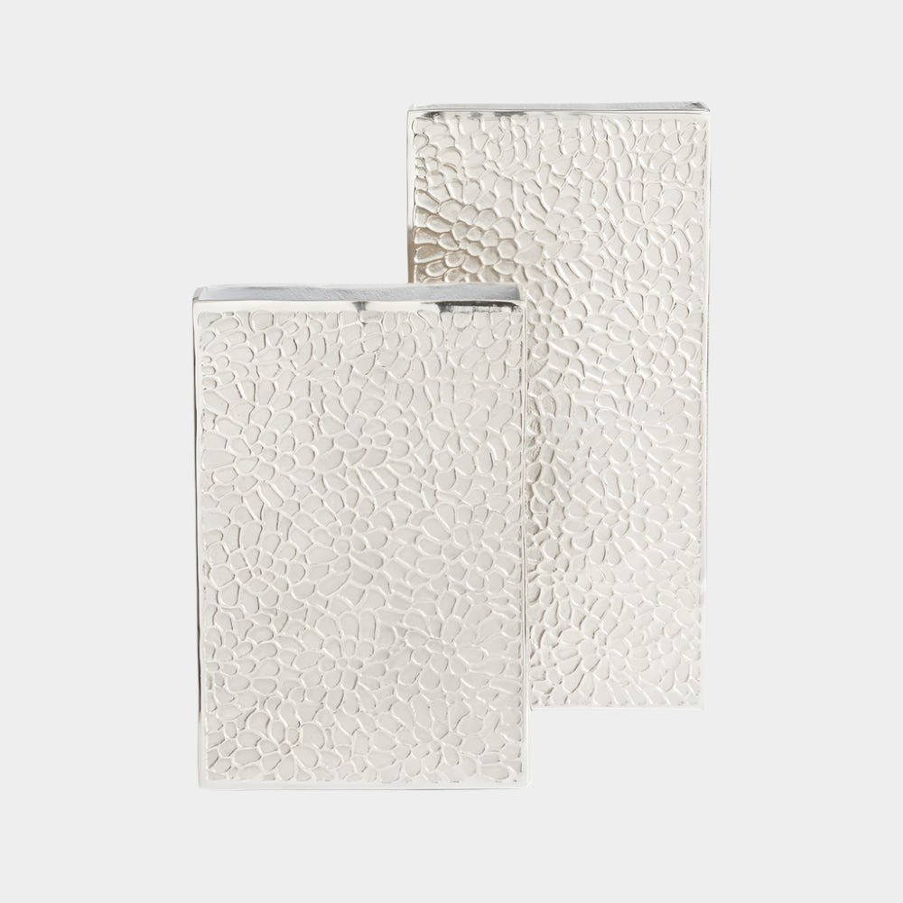 Miyu Silver Vases - Set of 2