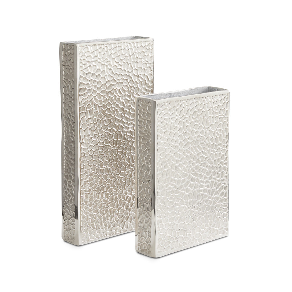 Miyu Silver Vases - Set of 2