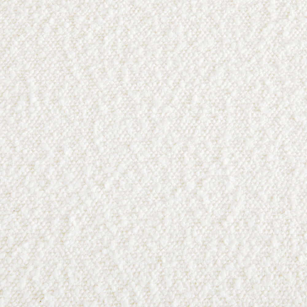 Kube Ottoman White Boucle