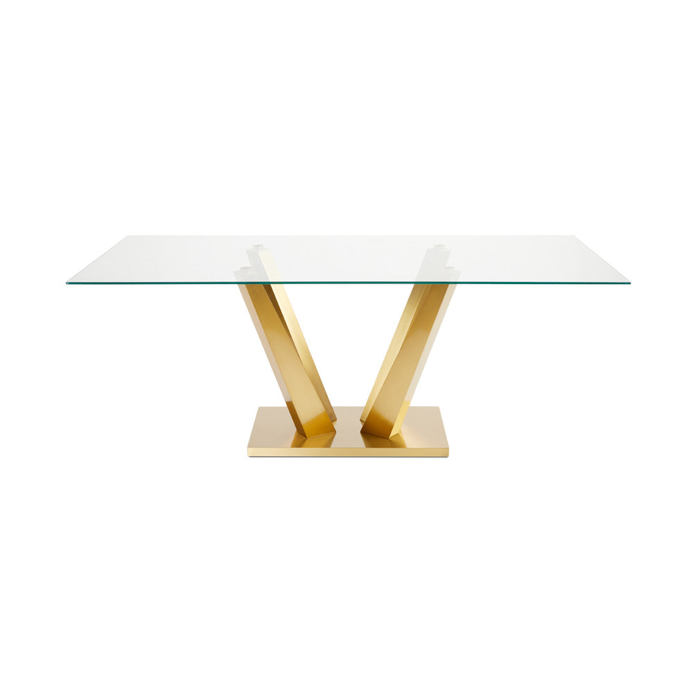 Table à manger Paolo dorée