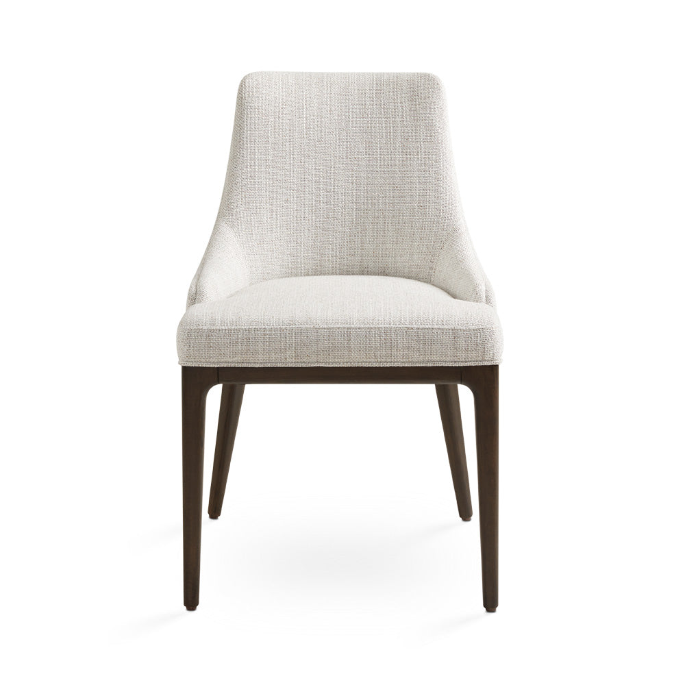 Chaise de salle à manger Everett en lin gris