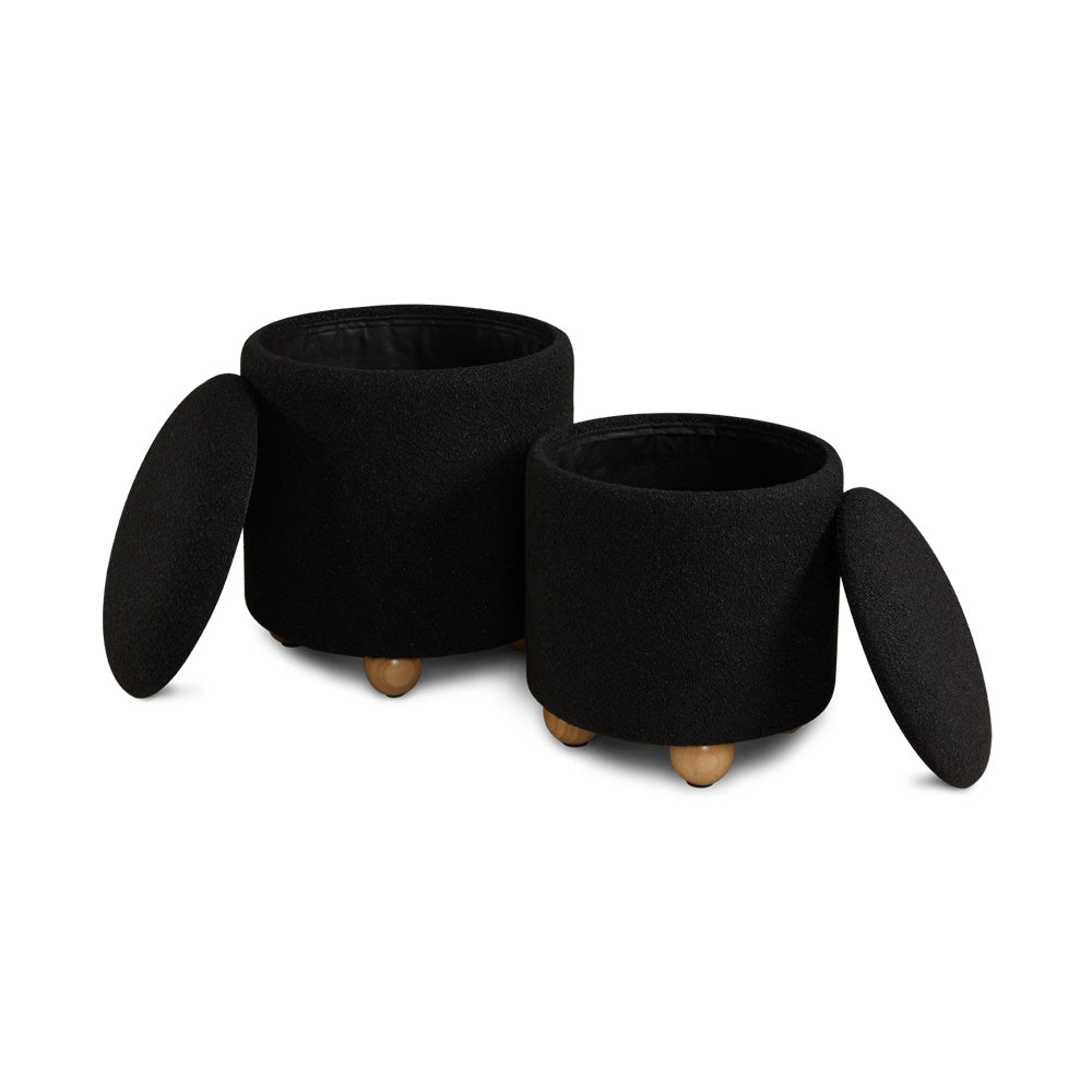 Poufs de rangement Benedict