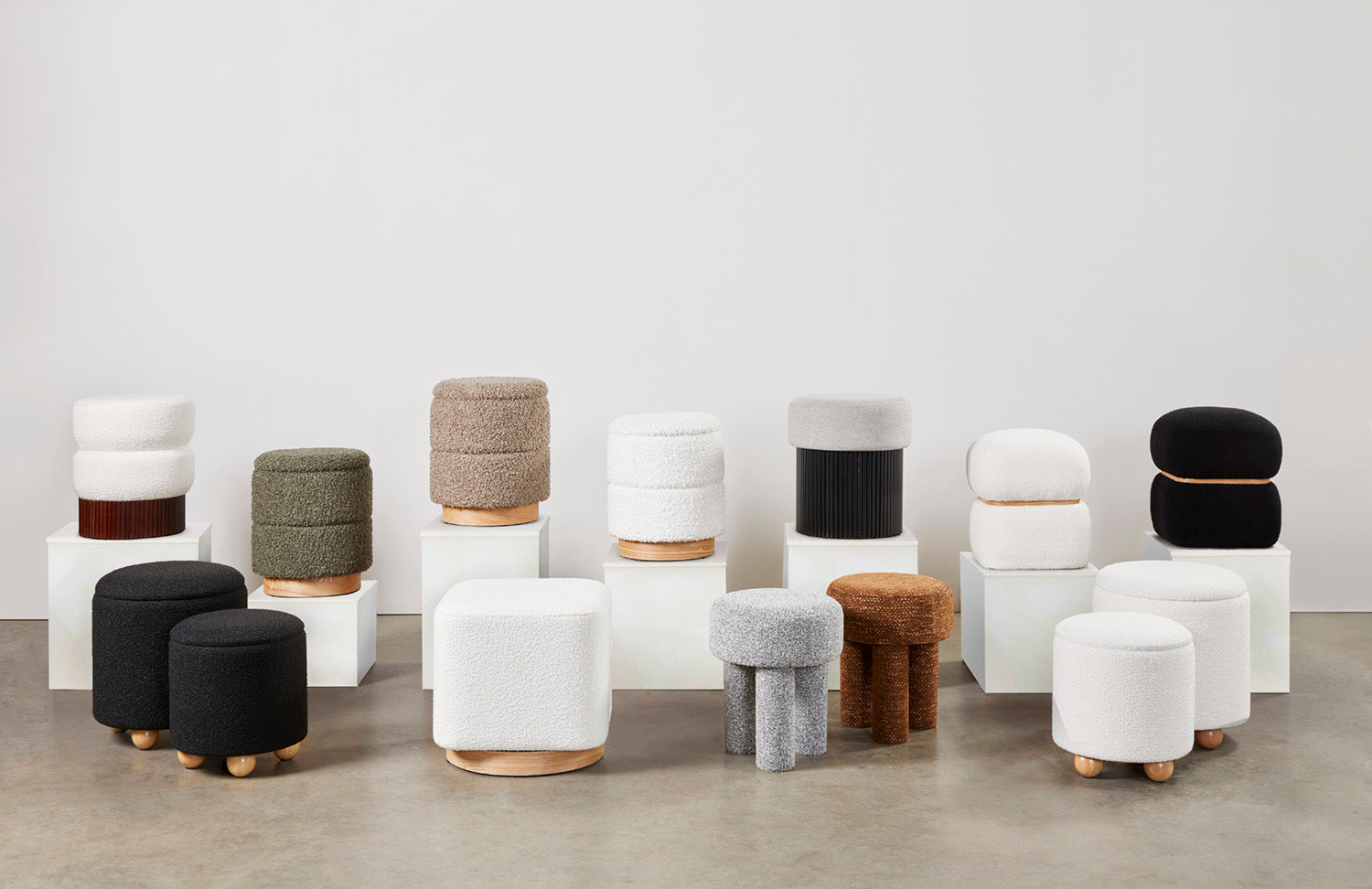 Pouf de rangement Spike