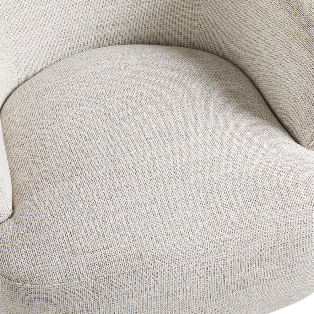 Liam Accent Chair Grey Fabric