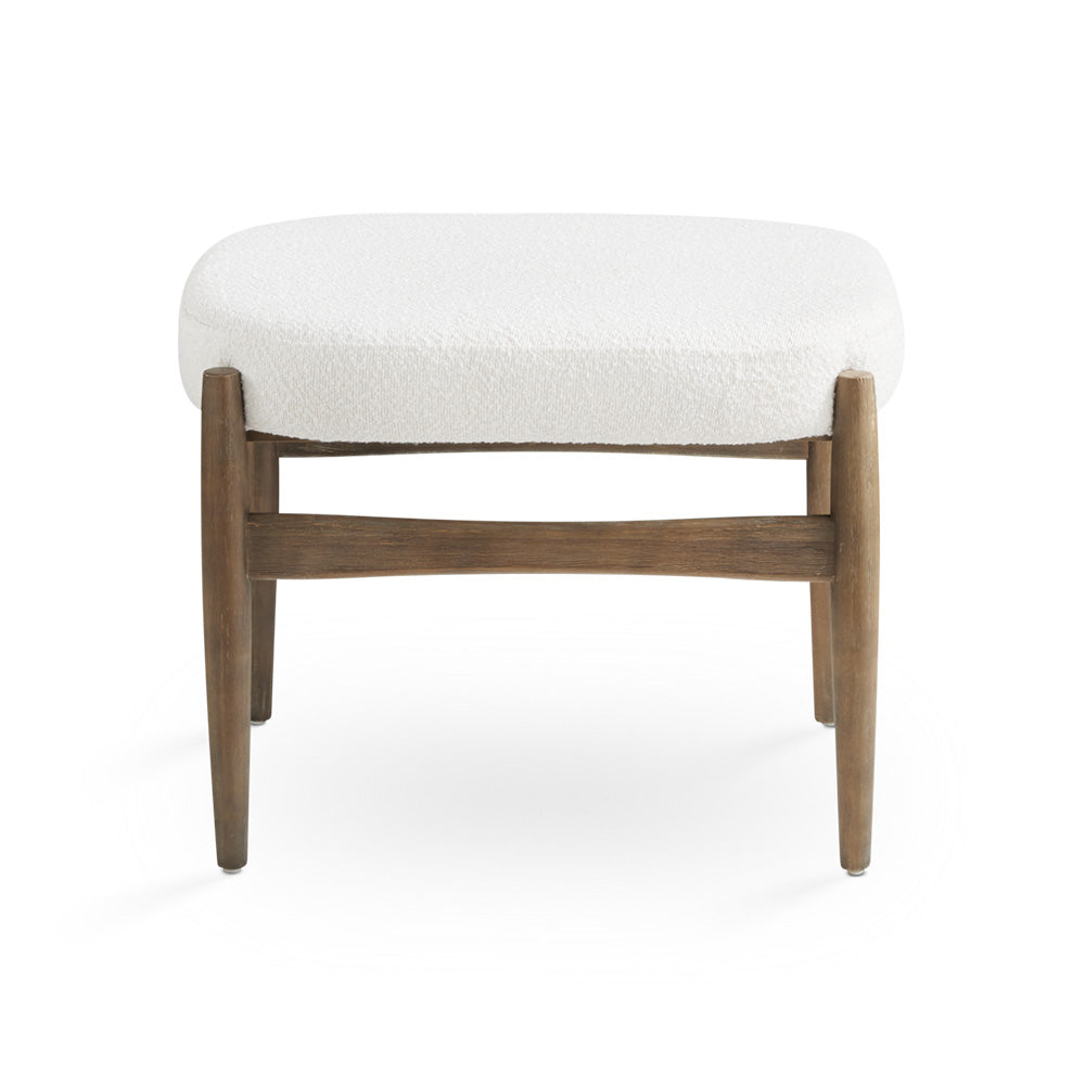Pouf Salina Boucle Blanc